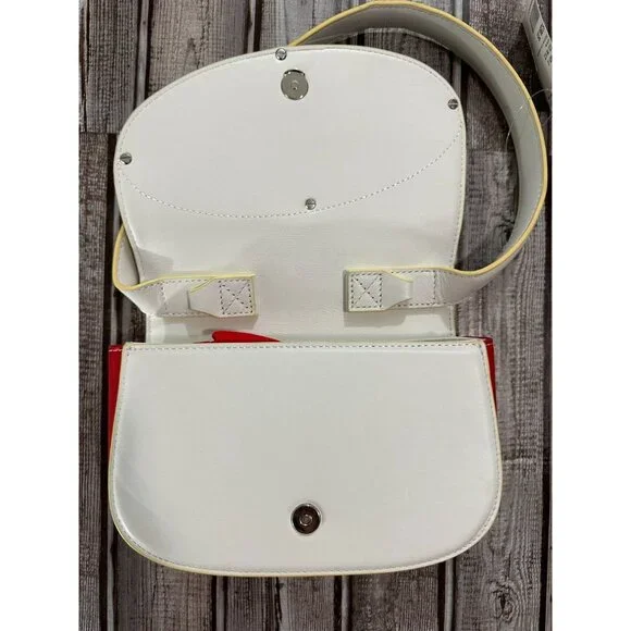 Diesel 1DR shoulder bag White Red Green Logo